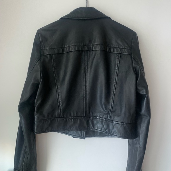 Avec Les Filles Leather Jacket - Picture 5 of 7